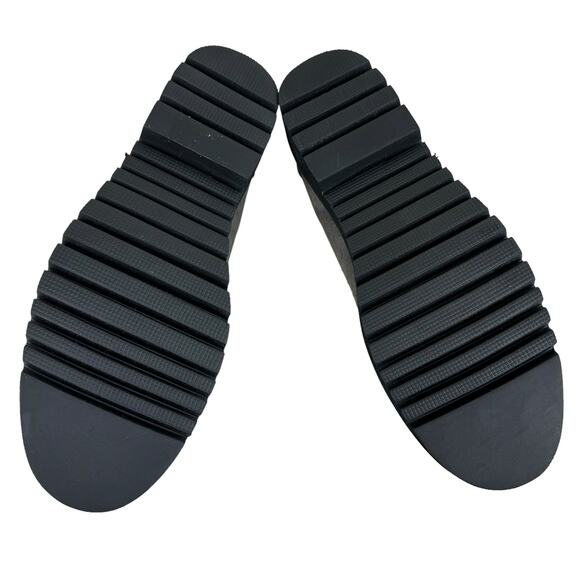 Jane And The Shoe NWOT Elena Gray Metal Suede Studded Slip On Loafers Size 9.5 - Picture 5 of 7